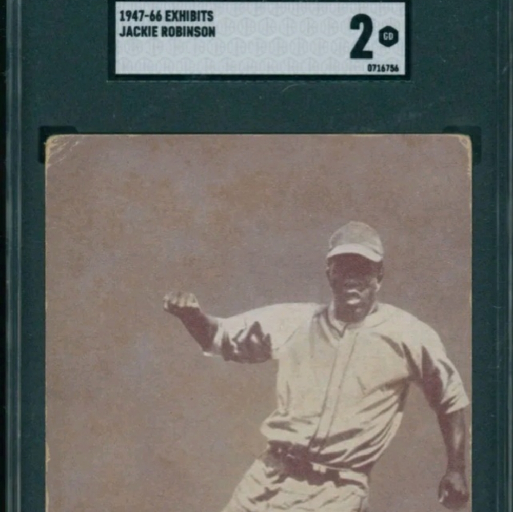 JACKIE ROBINSON CARD..Authentic NOT A REPRINT